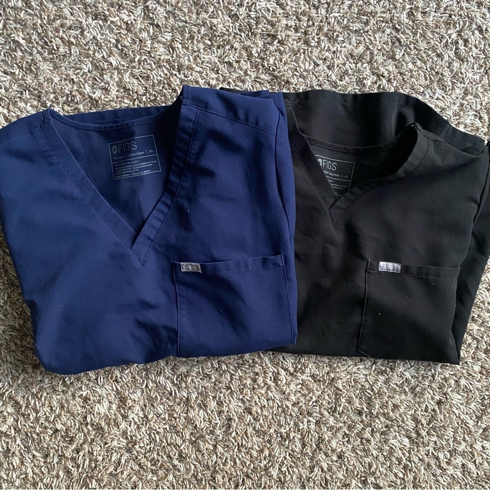 FIGS scrubs top bundle